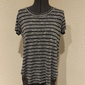 Striped Gray Women's Top
